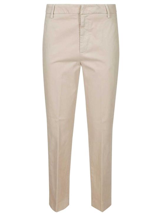  돈답 스트레이트 팬츠 돈둡 니마 지퍼 팬츠 베이지