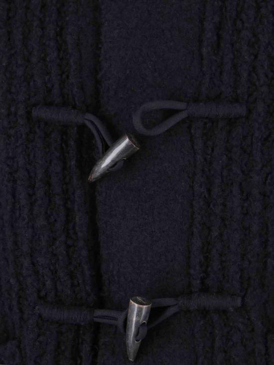  톰브라운 자켓 톰 브라운 4바 후드 재킷 블랙 - THOM BROWNE