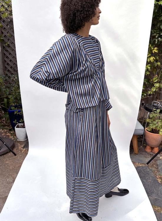 Seek Collective 스트레이트 팬츠 Savista Pants 3.0 Acadia Stripe - OTHER BRANDS