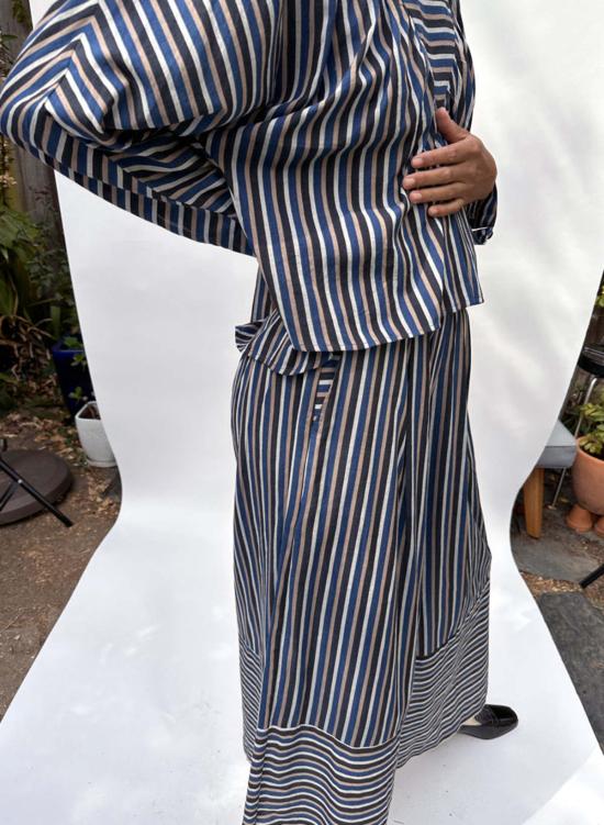  Seek Collective 스트레이트 팬츠 Savista Pants 3.0 Acadia Stripe - OTHER BRANDS