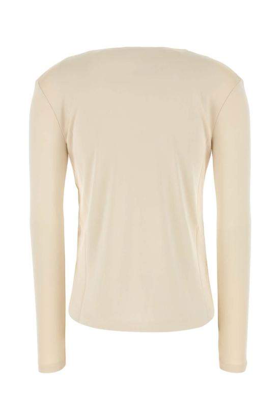  막스마라 블라우스 막스 마라 V넥 긴팔 탑 세타 - MAX MARA