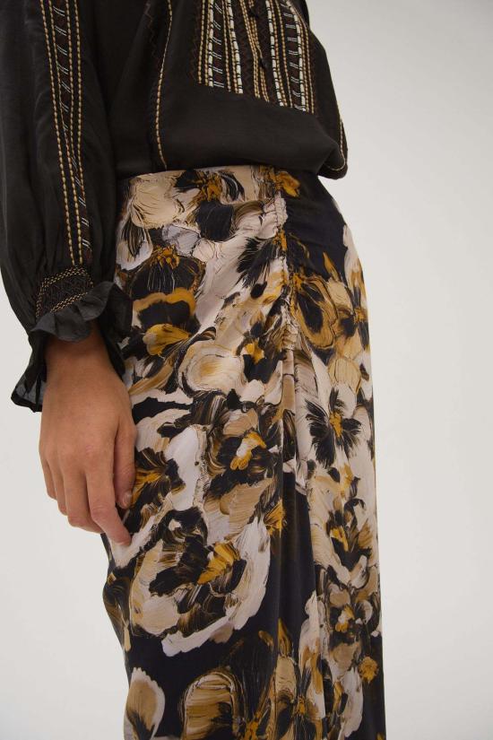  마리아 셰르 롱 스커트 캐롤 보니  브라운 플로럴 - MARIA CHER