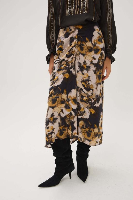  마리아 셰르 롱 스커트 캐롤 보니  브라운 플로럴 - MARIA CHER