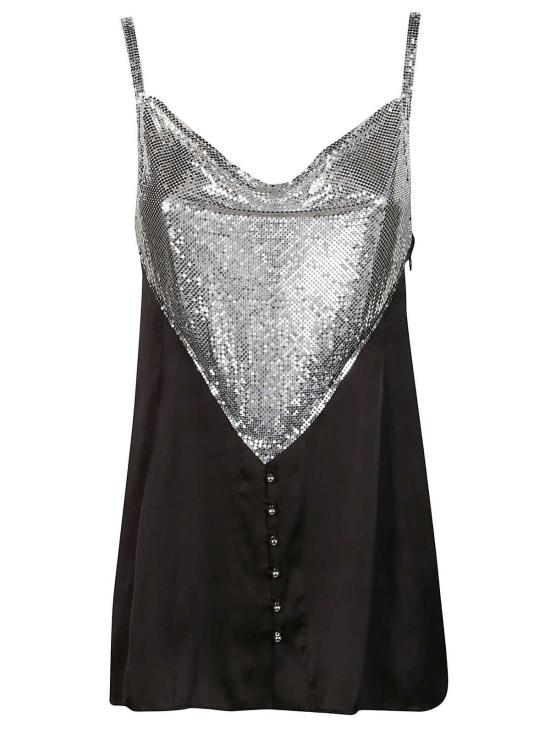  파코라반 민소매 티셔츠 라반 탱크탑 블랙/실버