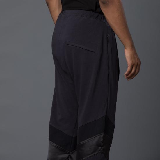  윌리 차바리아 트레이닝/조거 팬츠 허슬러 트랙 팬츠 워시드 블랙 - WILLY CHAVARRIA