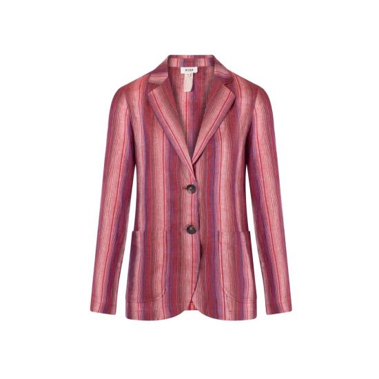  Diega 수트 자켓 Vayo 재킷 로즈 바이올렛 스트라이프 - DIEGA