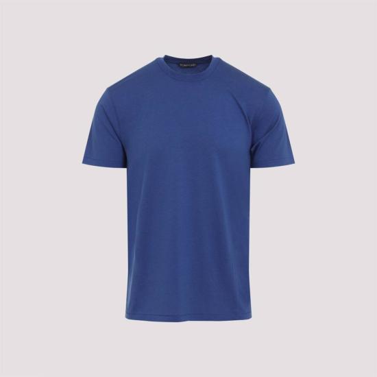  톰포드 반팔 티셔츠 톰 포드 라이오셀 티셔츠 우비 프러시안 블루