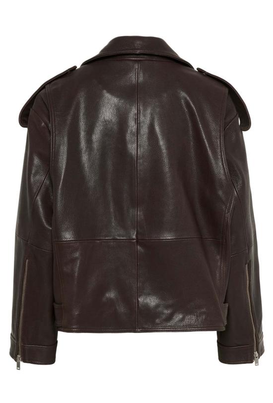  게스투즈 가죽 자켓 Gestuz G Zvida 재킷 다크 브라운 - GESTUZ