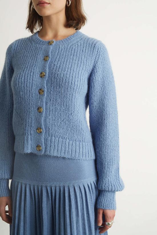  일레븐 식스 가디건 베카 카디 페리 블루 - ELEVEN SIX