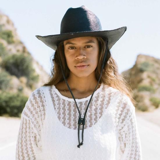  민가 모자 밍가 카리나 밀짚 카우보이 - MINGA