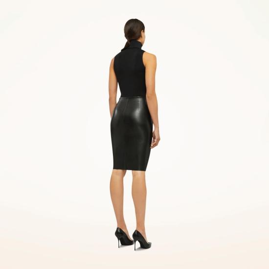  월포드 미디 스커트 울포드 제나 스커트 블랙 - WOLFORD