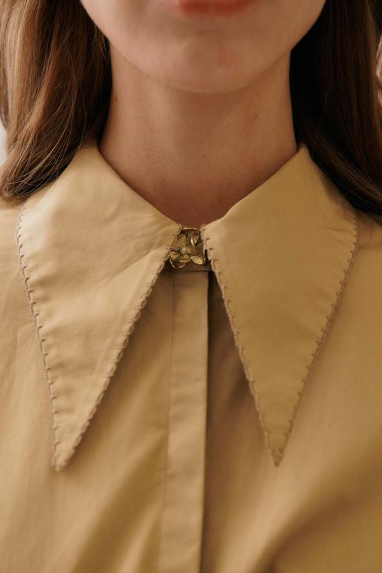  Clea 롱 원피스 클레아 칼리스타 벨티드 드레스 토피 - CLEA