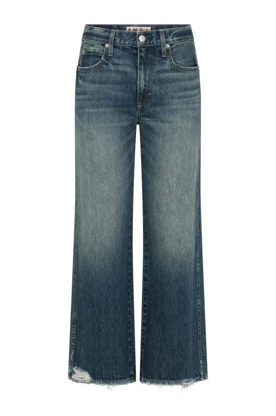  아모 데님 데님 팬츠 로비 진 인 럴 진