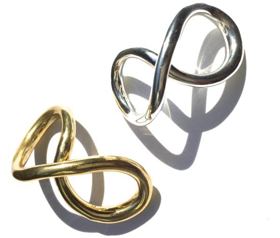  제인 다렌스부르그 반지 제인 다렌스부르 모비우스 2 메탈 링 - JANE DARENSBOURG