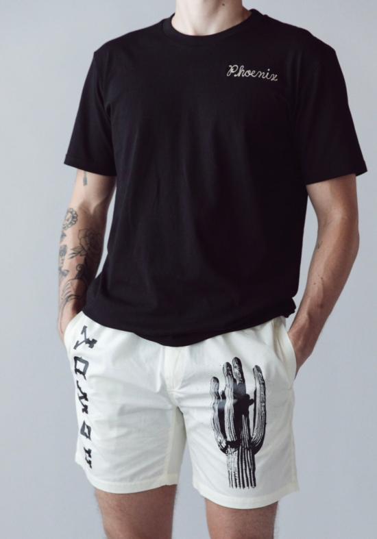  피닉스 제너럴 숏팬츠 데저트 쇼츠 하우디 화이트 - PHOENIX GENERAL