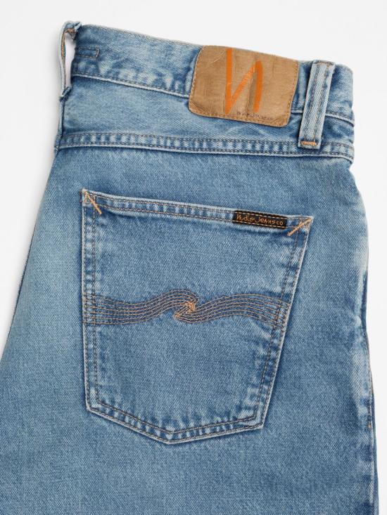  누디진 데님 팬츠 누디 진스 래드 루퍼스 데저트 라이트 블루 진 - NUDIE JEAN