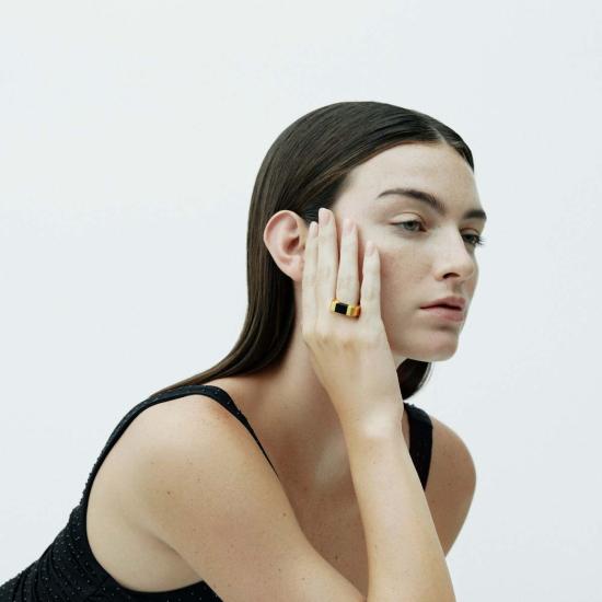  밍유왕 반지 밍위 왕 시드 링 오닉스 - MING YU WANG