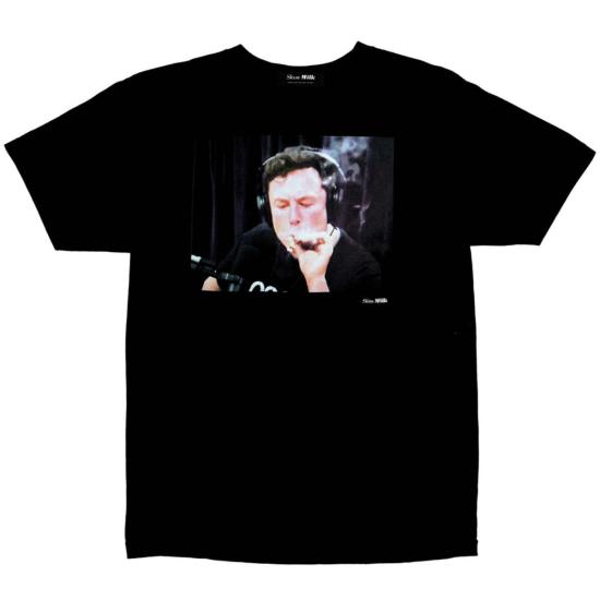  Skim Milk 반팔 티셔츠 탈지유 엘론 머스크 블런트 티셔츠 블랙