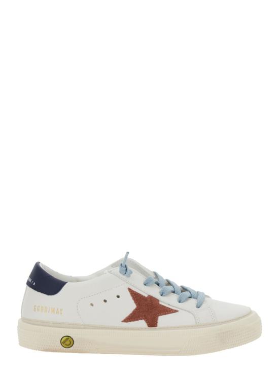  [키즈] 골든구스 스니커즈 골든 구스 메이 로우탑 스니커즈 (화이트) 키즈