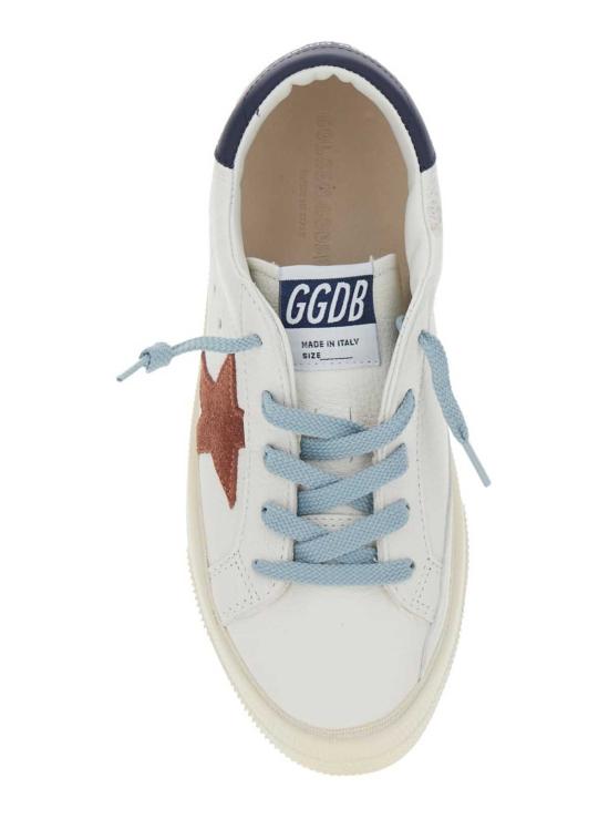  [키즈] 골든구스 스니커즈 골든 구스 메이 로우탑 스니커즈 (화이트) 키즈 - GOLDEN GOOSE