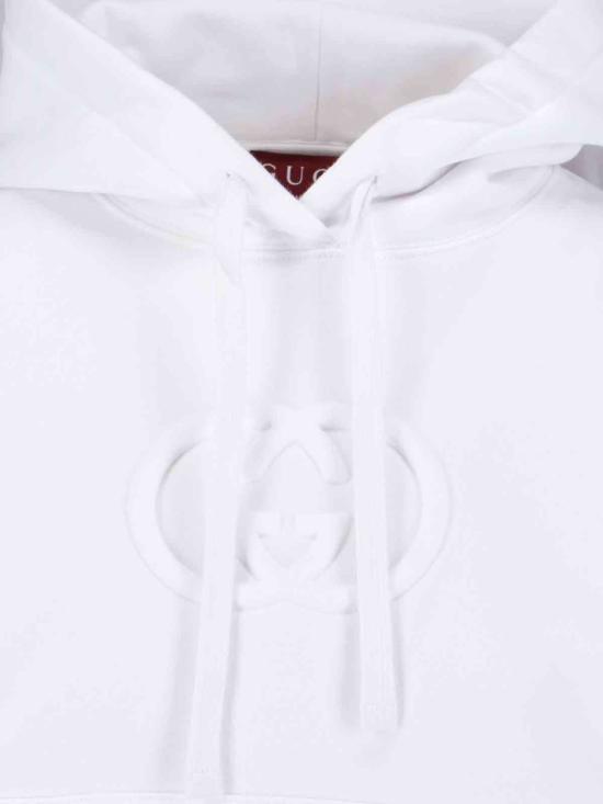  구찌 스웨터 GG 후드티 화이트 - GUCCI