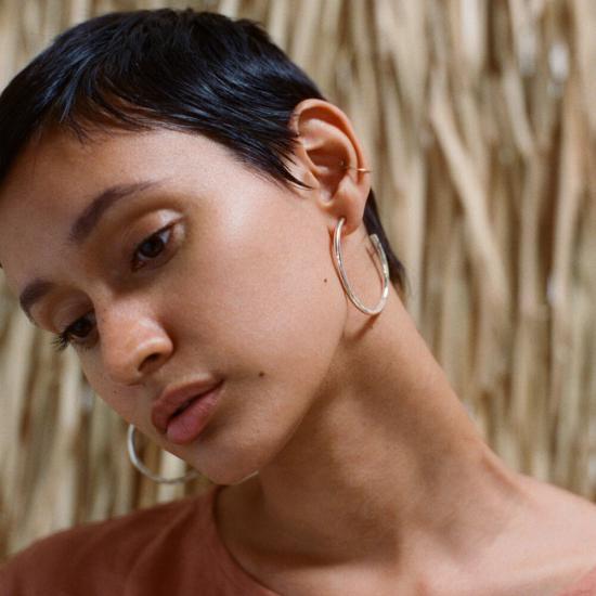  크레시오니 이어링 Crescioni 벨 귀걸이 황동 - CRESCIONI