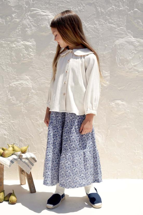  [키즈] House Of Paloma 트레이닝/조거 팬츠 키즈 하우스 오브 팔로마 욜란다 린넨  플로럴 - OTHER BRANDS