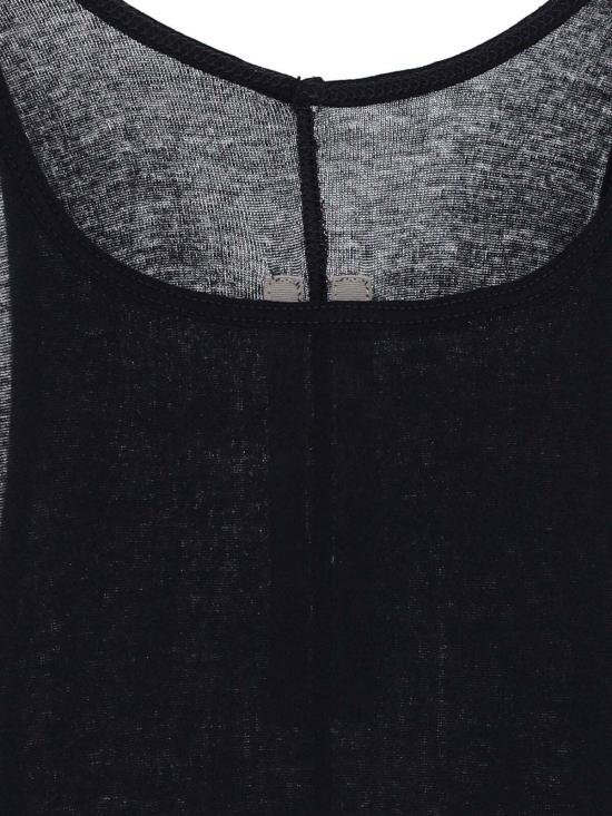  릭 오웬스 민소매 티셔츠 클래식 탱크탑 블랙 - RICK OWENS