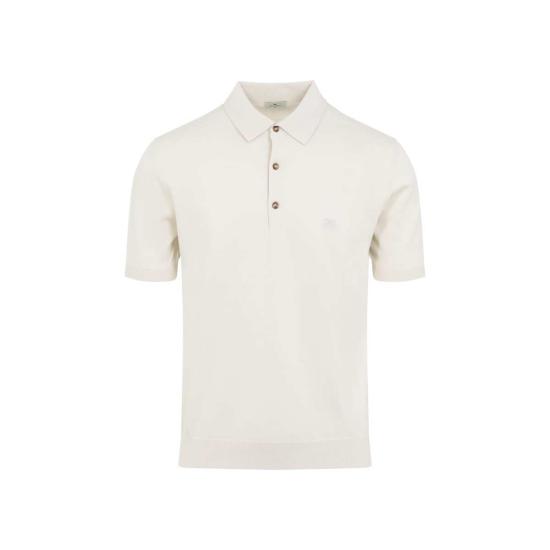  에트로 스웨터 니트 폴로  아이보리 - ETRO