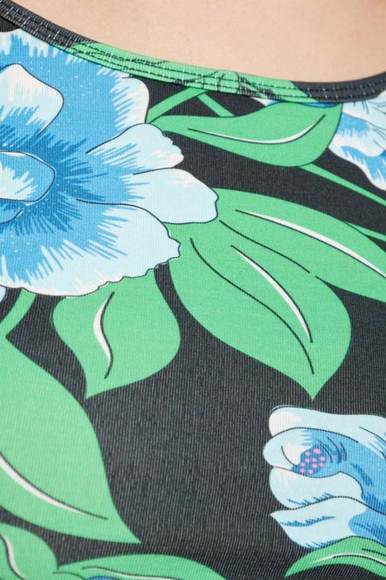  겐조 반팔 티셔츠 피오니  블랙/그린 - KENZO