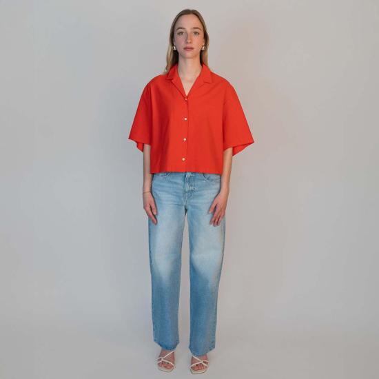  알리지 블라우스 알리시 시어서커 탑 - ALYSI