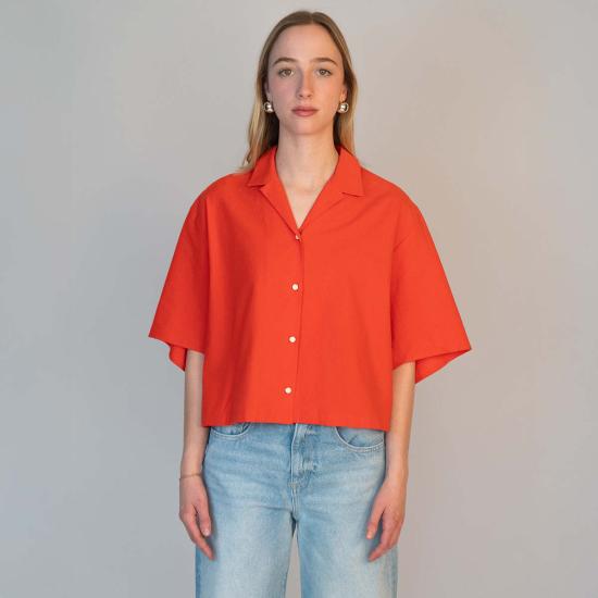  알리지 블라우스 알리시 시어서커 탑