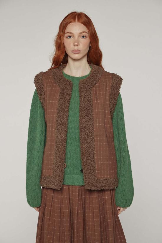  아멘테 베스트 양면 토글 버튼  월넛 색상 - AMENTE