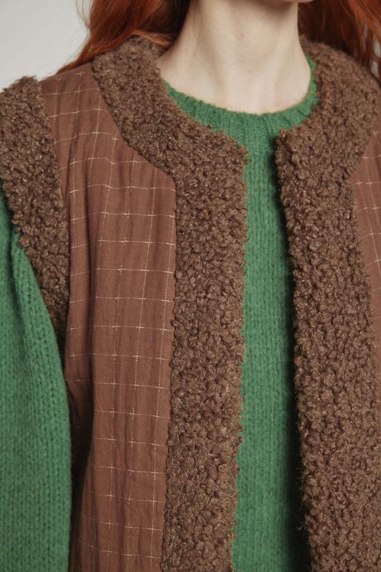  아멘테 베스트 양면 토글 버튼  월넛 색상 - AMENTE