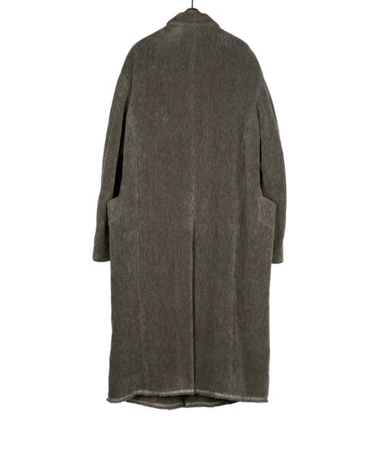  지기 첸 코트 셰닐 원단 더블 브레스트 롱  81 - ZIGGY CHEN