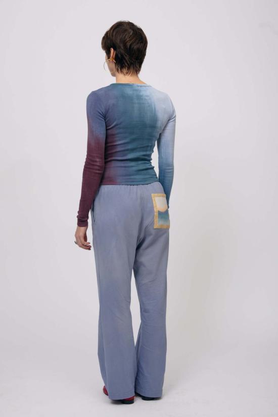  메종 마르코시안 긴팔 티셔츠 쿨 워터컬러 긴팔 상의 - MAISON MARKOSIAN