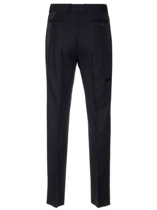  알렉산더 맥퀸 스트레이트 팬츠 턱시도 시가렛 팬츠 블랙 - ALEXANDER MCQUEEN