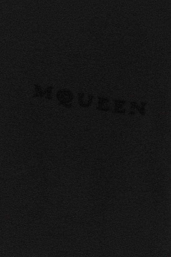  알렉산더 맥퀸 스웨터 블랙 코튼 스웨트셔츠 블랙 - ALEXANDER MCQUEEN