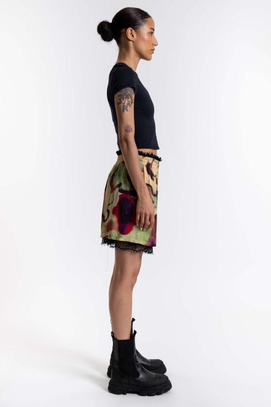  콜리나 스트라다 숏팬츠 오데온 복서 수채화 꽃무늬 - COLLINA STRADA