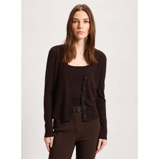  Patrick Assaraf 가디건 패트릭 아사라프 메리노 슬림핏 버튼  블랙 - OTHER BRANDS