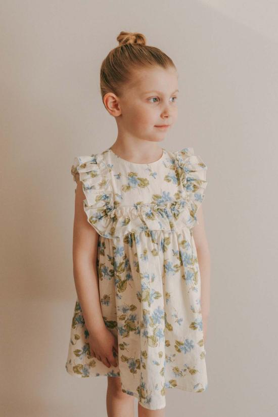  [키즈] Piper&Cloth 원피스 키즈  네오미 드레스 Fleurs Bleues