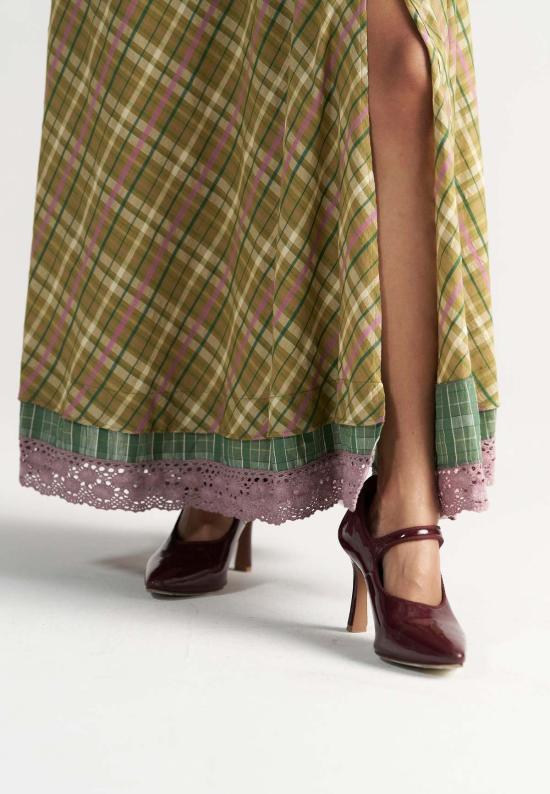  이키비 롱 원피스 마들렌 피크닉 맥시 드레스 옐로우 - IKKIVI