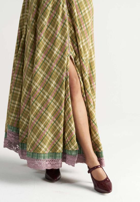  이키비 롱 원피스 마들렌 피크닉 맥시 드레스 옐로우 - IKKIVI