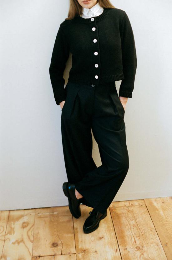  마리아 스탠리 스트레이트 팬츠 슬론 트라우저 누아르 - MARIA STANLEY