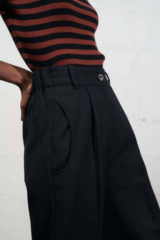  마리아 스탠리 스트레이트 팬츠 슬론 트라우저 누아르 - MARIA STANLEY