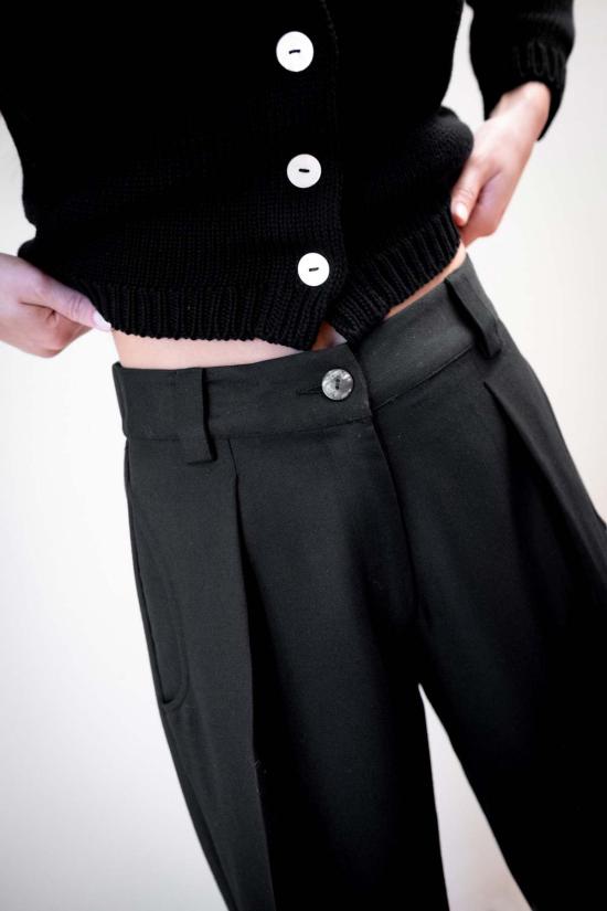  마리아 스탠리 스트레이트 팬츠 슬론 트라우저 누아르 - MARIA STANLEY