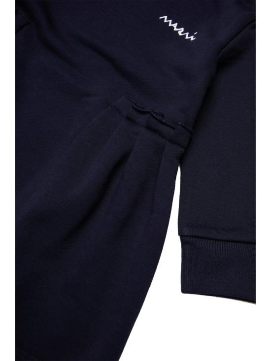  [키즈] 마르니 원피스 로고가 있는 아동용 드레스 (블루) - MARNI