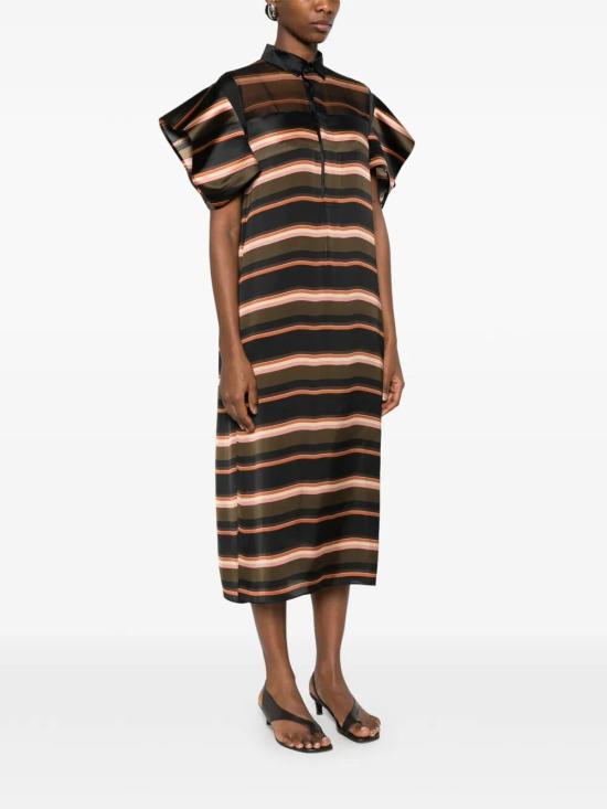 26SS 사카이 미디 원피스 2608371 KHAKI PINK 727 - SACAI