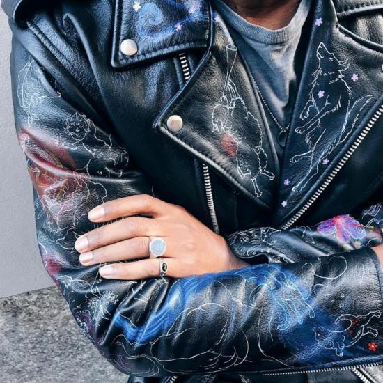  타린 토마스 반지 에버렛 링 스폰지 산호 - TARIN THOMAS