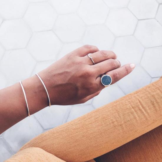  타린 토마스 반지 에버렛 링 스폰지 산호 - TARIN THOMAS